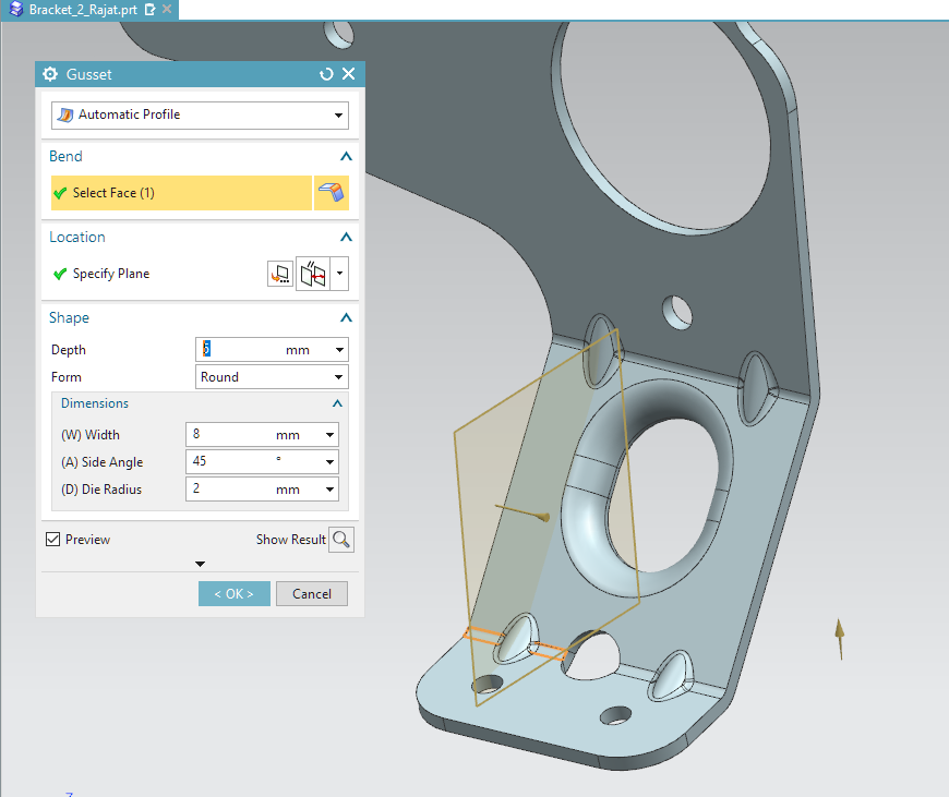 Advanced Sheet Metal Design Using NX Cad Metal bracketII SkillLync