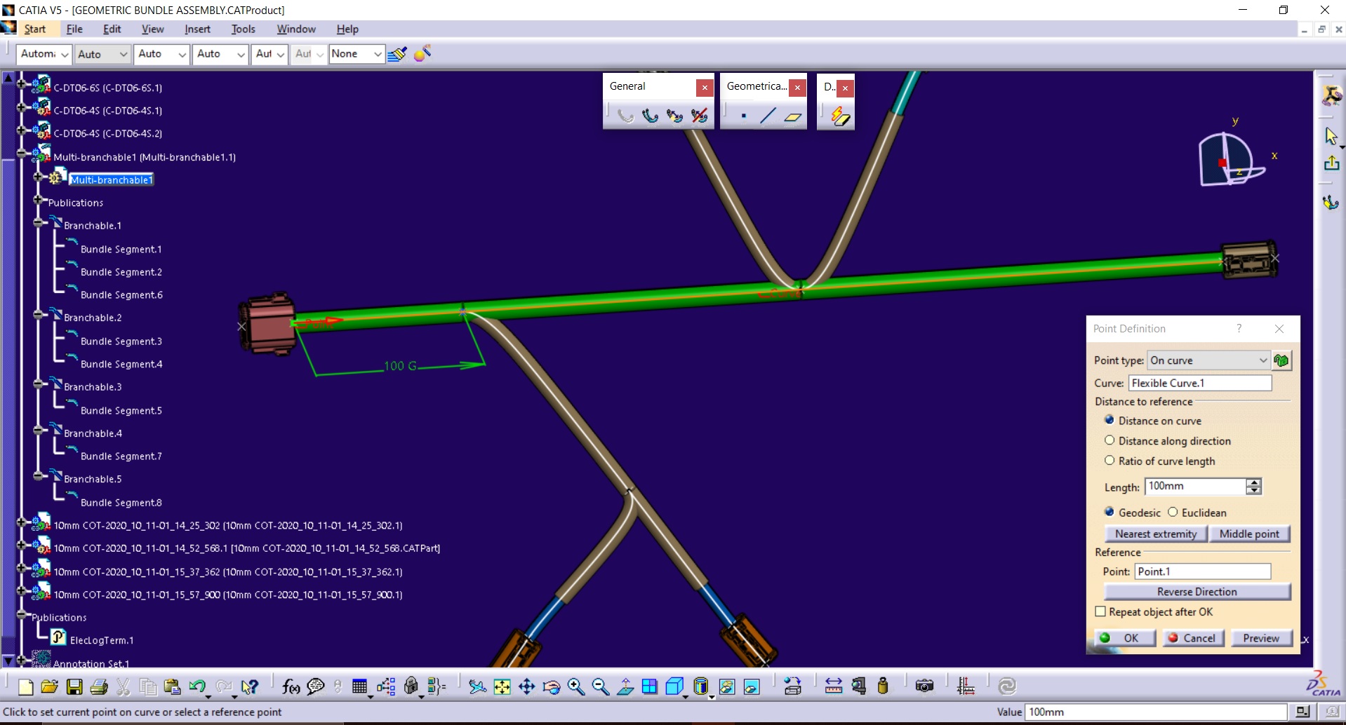 Wiring harness design in CATIA V5 - 3D modeling Week 4 Challenge