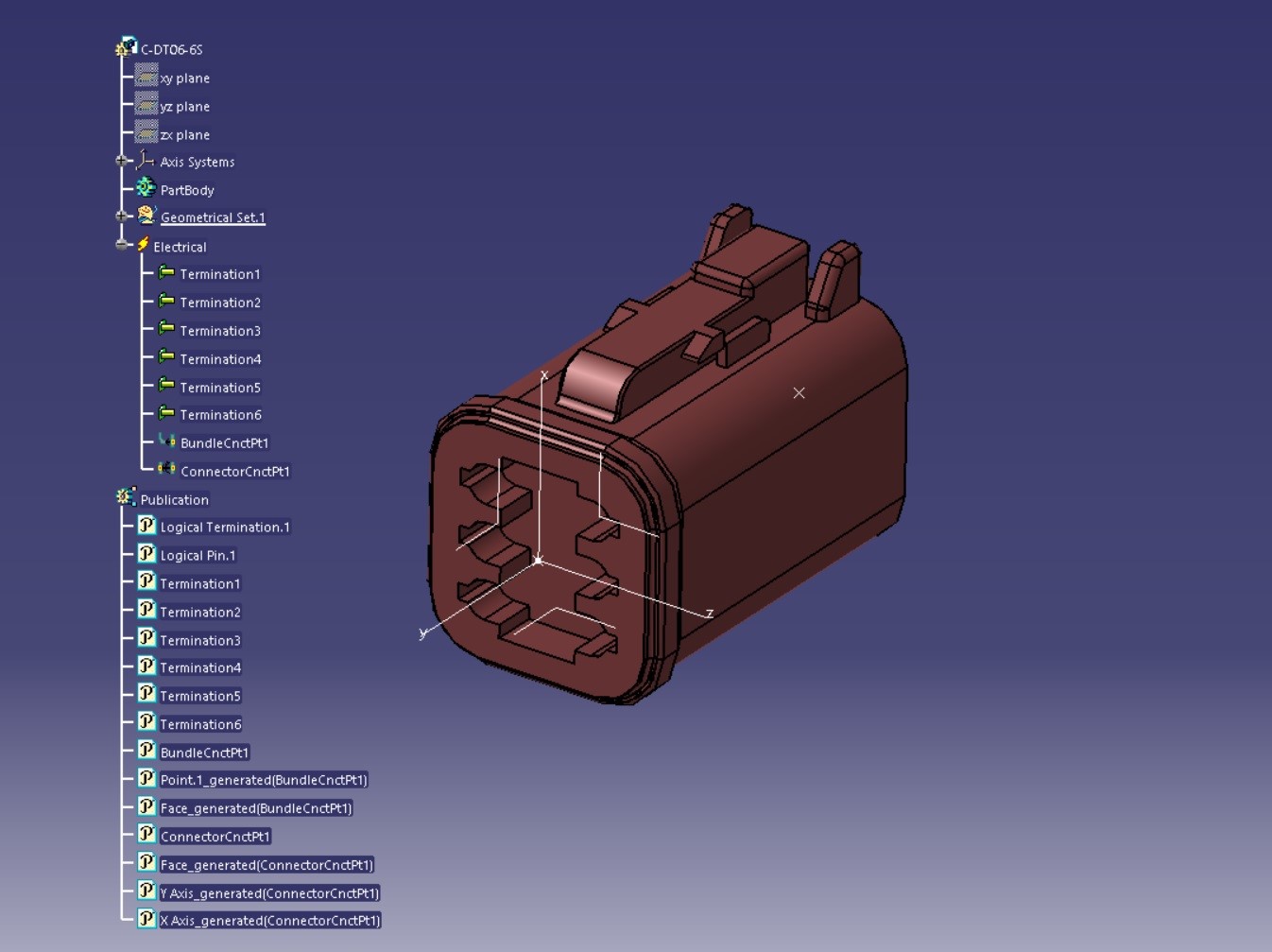 Wiring harness design in CATIA V5 3D modeling Week 4 Challenge