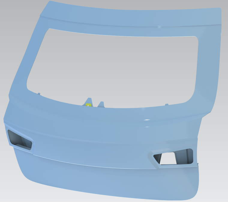 BODY IN WHITE BACK DOOR DESIGN FOR PASSENGER CAR SkillLync