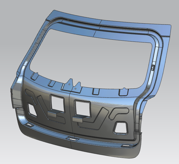 BODY IN WHITE BACK DOOR DESIGN FOR PASSENGER CAR SkillLync