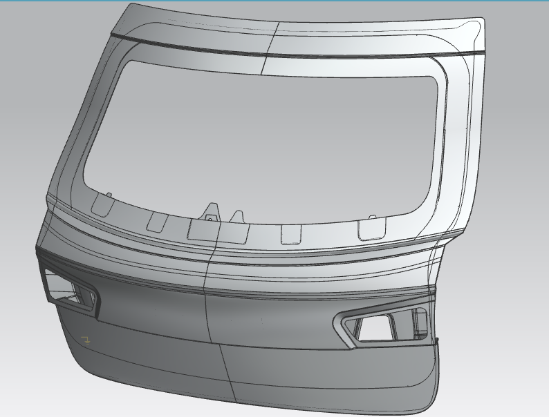 BODY IN WHITE BACK DOOR DESIGN FOR PASSENGER CAR SkillLync