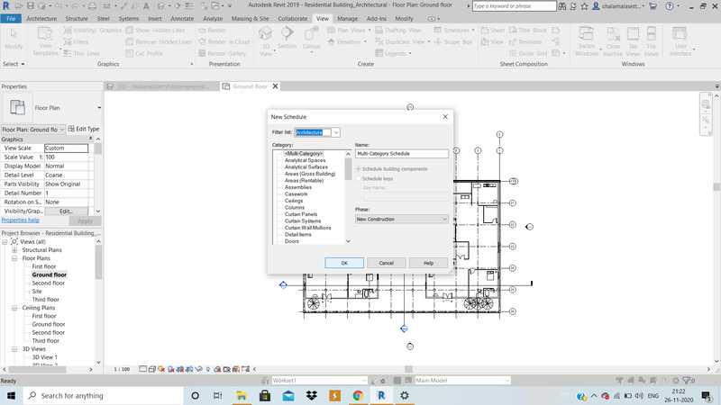 REVIT_ Scheduling & Estimation_Week 9 : Skill-Lync REVIT_ Scheduling & Estimation_Week 9 : Skill-Lync