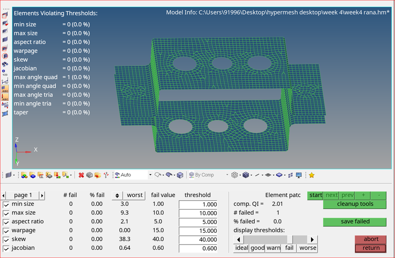 Week 4-1D Element Creation Challenge : Skill-Lync