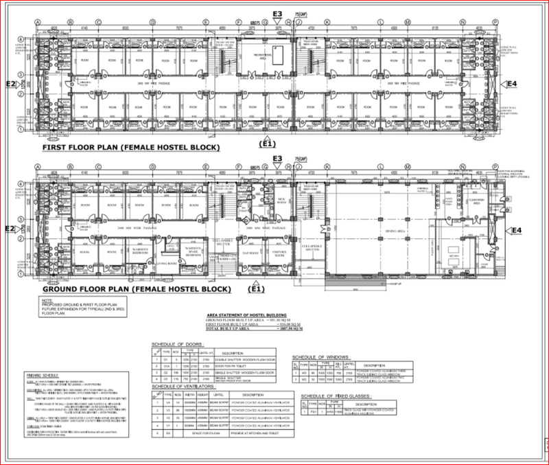 Hostel Building Plan hostel-building-plan