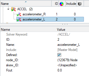 accelerometer card