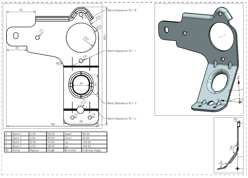 Advanced Sheet Metal Design Using NX Cad Challenge_7_ Metal bracketII