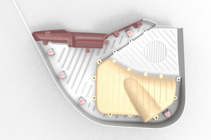 PLASTIC DESIGN OF CAR DOOR TRIM SkillLync