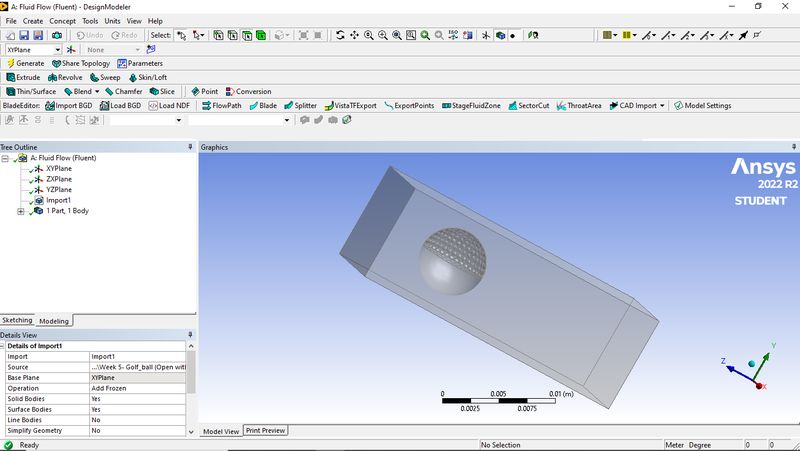design modeler geometry