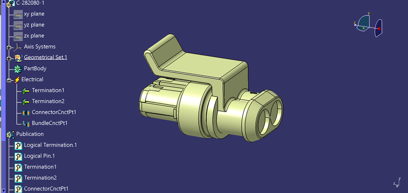 A Namz - NA-282080-1 - AMP Connectors, Connects Active Intake